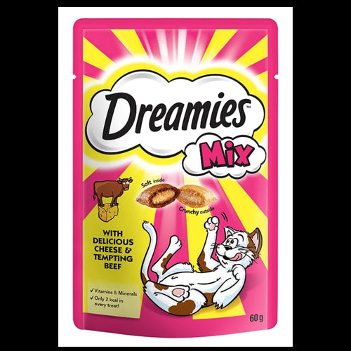 Dreamies Mix Cheese & Beef 60g