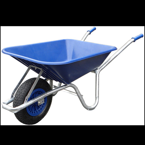 Wheelbarrow 90 Litre Blue