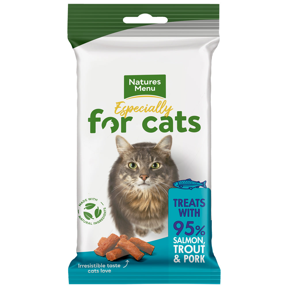 Natures Menu Cat Treats Trout Salmon 50g The Blue Barn natures-menu-cat-treats-trout-salmon-50g-the-blue-barn