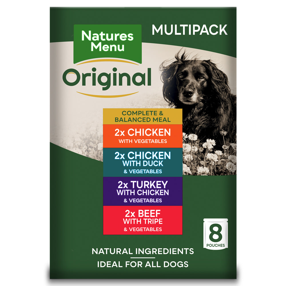 Natures Menu Dog Pouch Adult Multipack 8x300g The Blue Barn