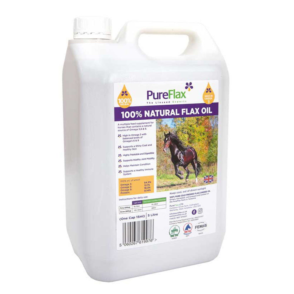 Pureflax Linseed Oil For Horses 1 Litre – The Blue Barn