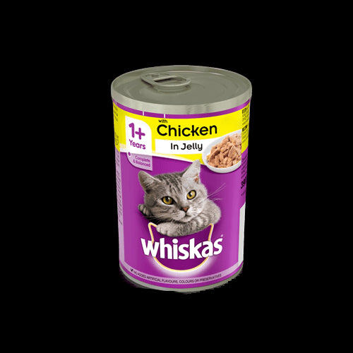 Whiskas Tin Chicken In Jelly 12x390g