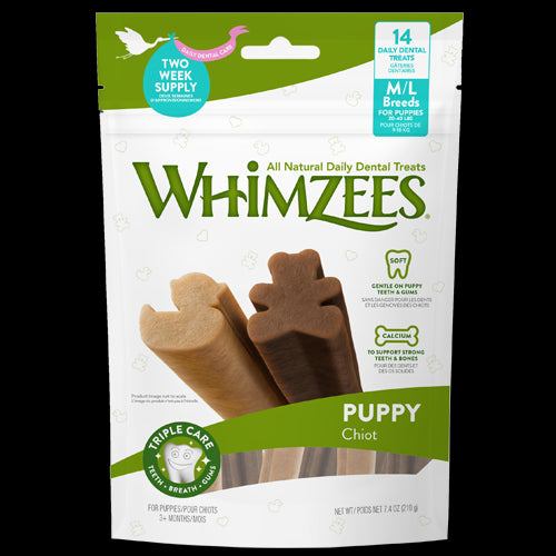 Whimzees Puppy Medium/Large Breed 7 Pack