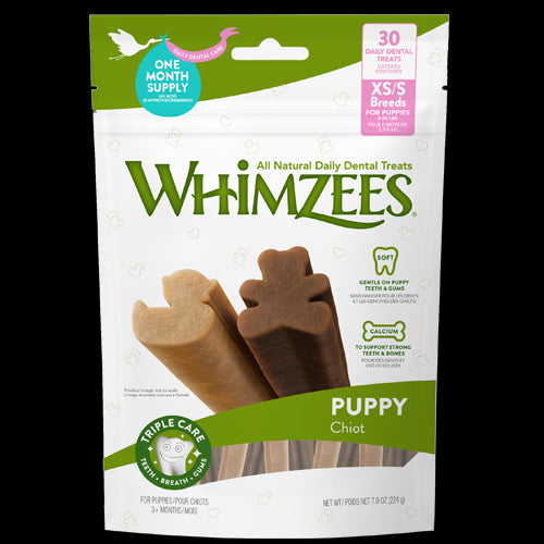 Whimzees Puppy Extra Small/Small Breed 14 Pack
