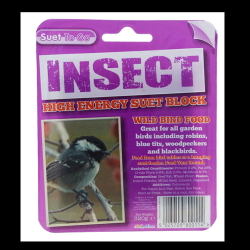 Suet To Go Suet Feast Tray 1pk Insect