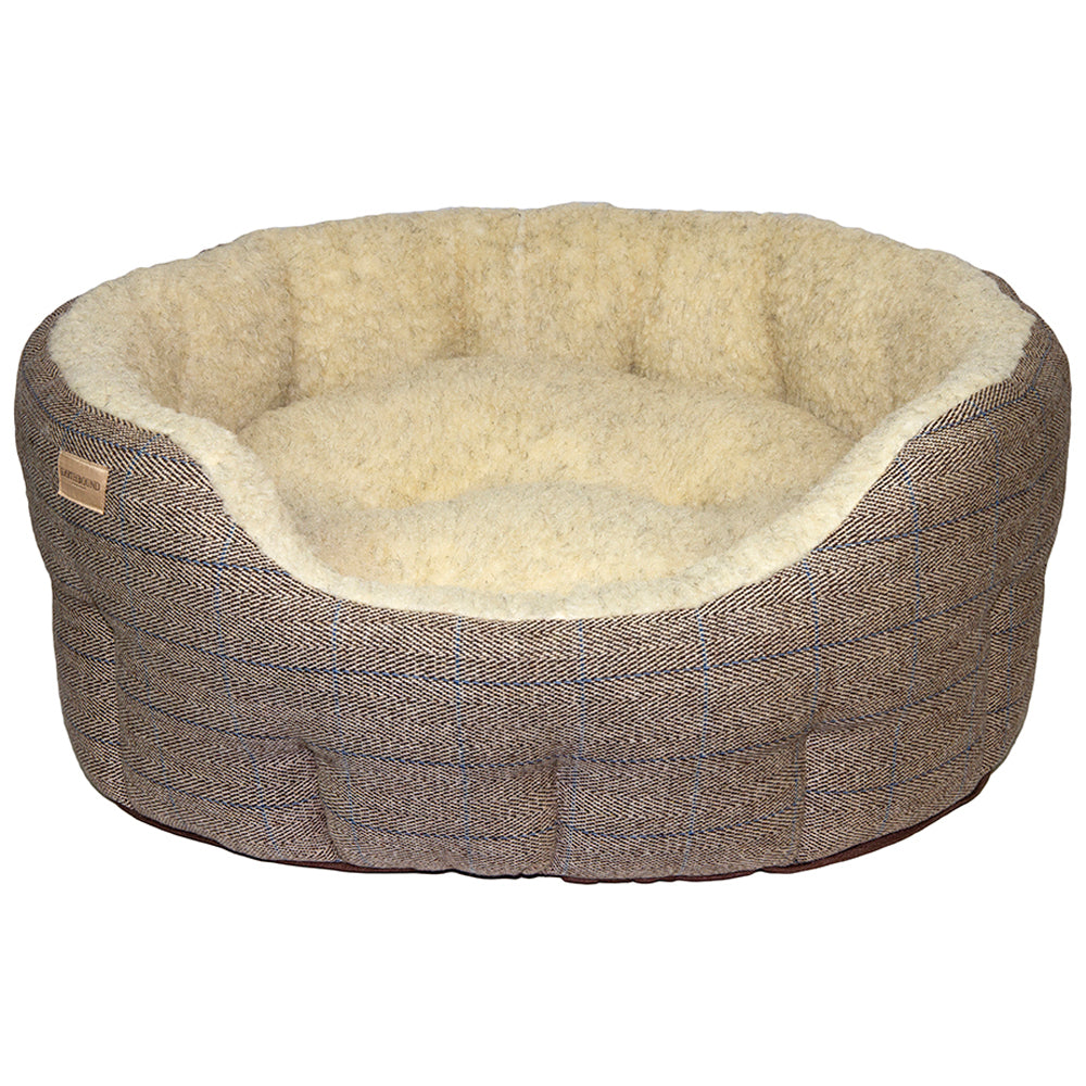Earthbound Traditional Tweed Bed Beige